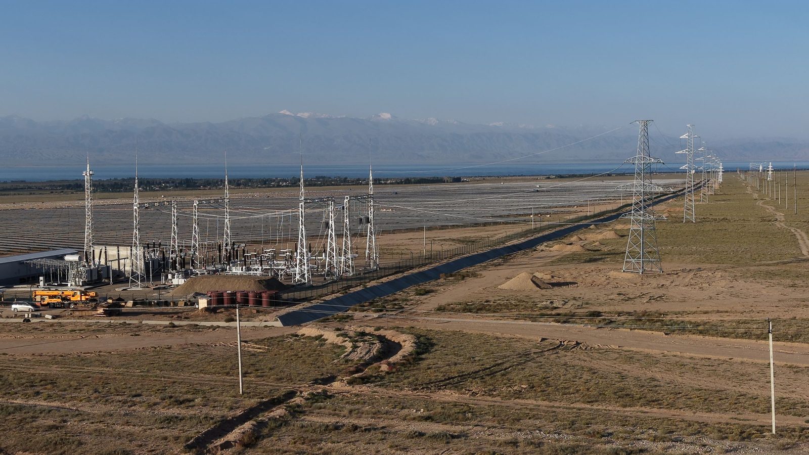 Works on the 220 kV transmission line
